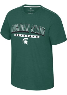 Colosseum Michigan State Spartans Green Back in Business Short Sleeve T Shirt
