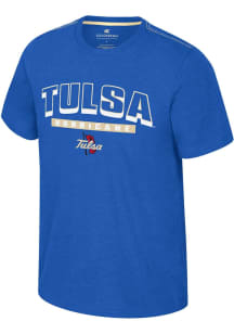 Colosseum Tulsa Golden Hurricane Blue Back in Business Short Sleeve T Shirt