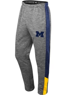 Colosseum Michigan Wolverines Mens Grey Dozzer Tapered Pants