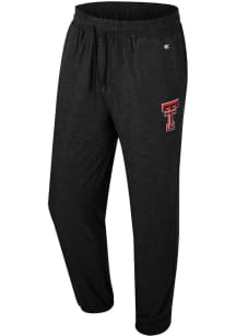 Colosseum Texas Tech Red Raiders Mens Black Revolution Jogger Pants