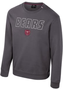 Colosseum Missouri State Bears Mens Charcoal Zion Long Sleeve Crew Sweatshirt