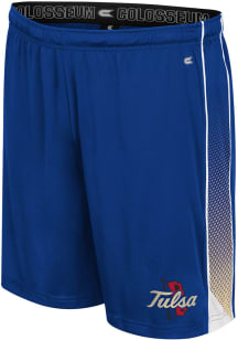 Colosseum Tulsa Golden Hurricane Mens Blue Online Shorts