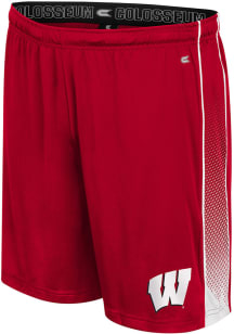 Colosseum Wisconsin Badgers Mens Red Online Shorts