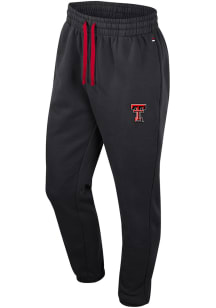 Colosseum Texas Tech Red Raiders Mens Black Zion Sweatpants