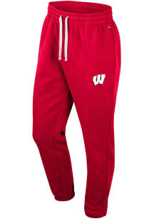 Colosseum Wisconsin Badgers Mens Red Zion Sweatpants