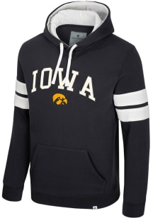 Colosseum Iowa Hawkeyes Mens Black The Game of Games Long Sleeve Hoodie