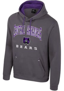 Colosseum Central Arkansas Bears Mens Charcoal Zion Long Sleeve Hoodie