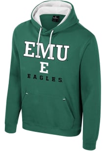 Colosseum Eastern Michigan Eagles Mens Green Zion Long Sleeve Hoodie