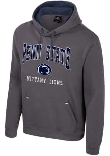 Colosseum Penn State Nittany Lions Mens Charcoal Zion Long Sleeve Hoodie