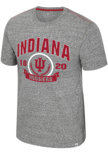 Colosseum Indiana Hoosiers Grey Pop-Pop Short Sleeve T Shirt