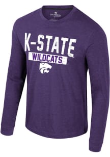 Colosseum K-State Wildcats Purple Neo Long Sleeve Fashion T Shirt