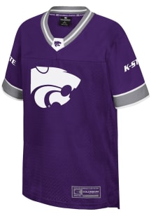 Colosseum K-State Wildcats Youth Purple Nothing But The Hits Football Jersey