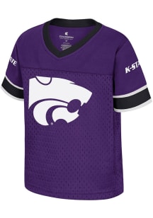 Colosseum K-State Wildcats Toddler Purple Nothing But The Hits Football Jersey