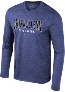 Colosseum Grand Valley State Lakers Blue Dozer Long Sleeve T-Shirt