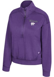 Colosseum K-State Wildcats Womens Purple Camille Qtr Zip