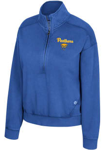 Colosseum Pitt Panthers Womens Blue Camille Qtr Zip