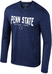 Colosseum Penn State Nittany Lions Navy Blue Dozer Long Sleeve T-Shirt