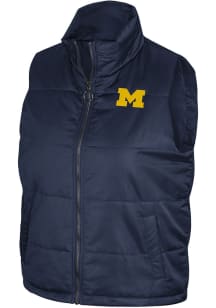 Colosseum Michigan Wolverines Womens Blue Sylvie Vest
