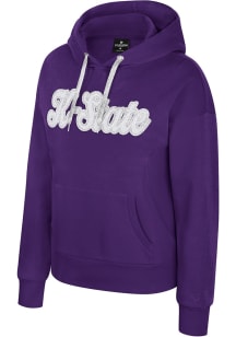 Colosseum K-State Wildcats Womens Purple Jazz Club Hooded Sweatshirt