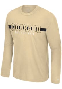 Colosseum Colorado Buffaloes Gold Bar Long Sleeve T-Shirt