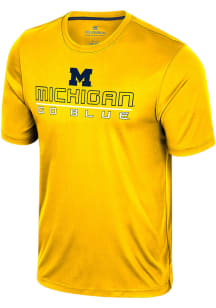 Colosseum Michigan Wolverines Yellow Bird Law GCC Short Sleeve T Shirt
