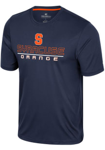 Colosseum Syracuse Orange Navy Blue Bird Law Short Sleeve T Shirt