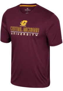 Colosseum Central Michigan Chippewas Maroon Bird Law GCC Short Sleeve T Shirt