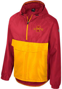 Colosseum Iowa State Cyclones Mens Cardinal Reloaded Zip Anorak Light Weight Jacket