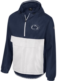 Colosseum Penn State Nittany Lions Mens Navy Blue Reloaded Zip Anorak Light Weight Jacket