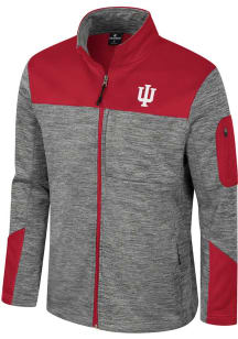 Colosseum Indiana Hoosiers Mens Grey Guard Medium Weight Jacket
