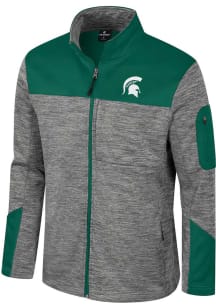 Colosseum Michigan State Spartans Mens Grey Guard Medium Weight Jacket