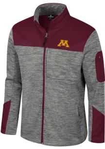 Colosseum Minnesota Golden Gophers Mens Grey Guard Medium Weight Jacket