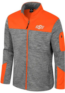 Colosseum Oklahoma State Cowboys Mens Grey Guard Medium Weight Jacket