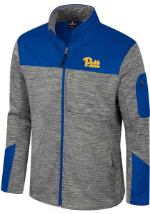 Colosseum Pitt Panthers Mens Grey Guard Medium Weight Jacket