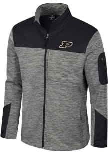 Colosseum Purdue Boilermakers Mens Grey Guard Medium Weight Jacket