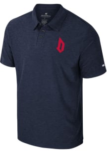 Colosseum Duquesne Dukes Mens Navy Blue Revolution Short Sleeve Polo