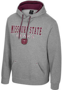 Colosseum Missouri State Bears Mens Grey Charlie Long Sleeve Hoodie