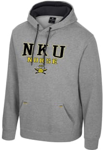Colosseum Northern Kentucky Norse Mens Grey Charlie Long Sleeve Hoodie