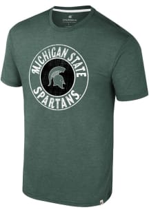 Colosseum Michigan State Spartans Green Virtual Reality Short Sleeve Fashion T Shirt
