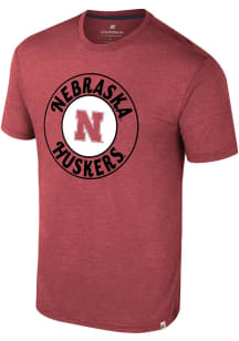 Colosseum Nebraska Cornhuskers Red Virtual Reality Short Sleeve Fashion T Shirt
