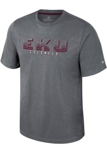 Colosseum Eastern Kentucky Colonels Charcoal Forget Short Sleeve T Shirt