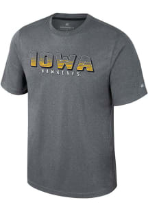 Colosseum Iowa Hawkeyes Charcoal Forget Short Sleeve T Shirt