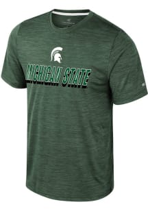 Colosseum Michigan State Spartans Green Dozer Short Sleeve T Shirt