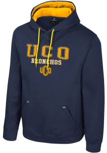 Colosseum Central Oklahoma Bronchos Mens Navy Blue Charlie Long Sleeve Hoodie