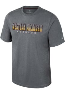 Colosseum Western Michigan Broncos Charcoal Forget Short Sleeve T Shirt