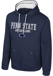 Colosseum Penn State Nittany Lions Mens Navy Blue Charlie Long Sleeve Hoodie