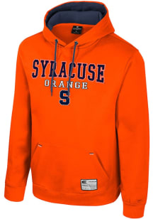 Colosseum Syracuse Orange Mens Orange Charlie Long Sleeve Hoodie