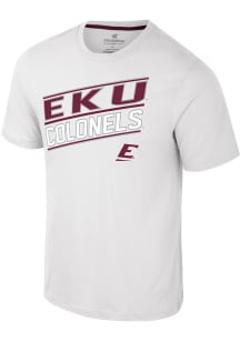 Colosseum Eastern Kentucky Colonels White Truth Short Sleeve T Shirt