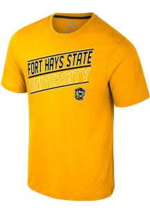 Colosseum Fort Hays State Tigers Gold Truth Short Sleeve T Shirt