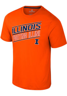 Colosseum Illinois Fighting Illini Orange Truth Short Sleeve T Shirt